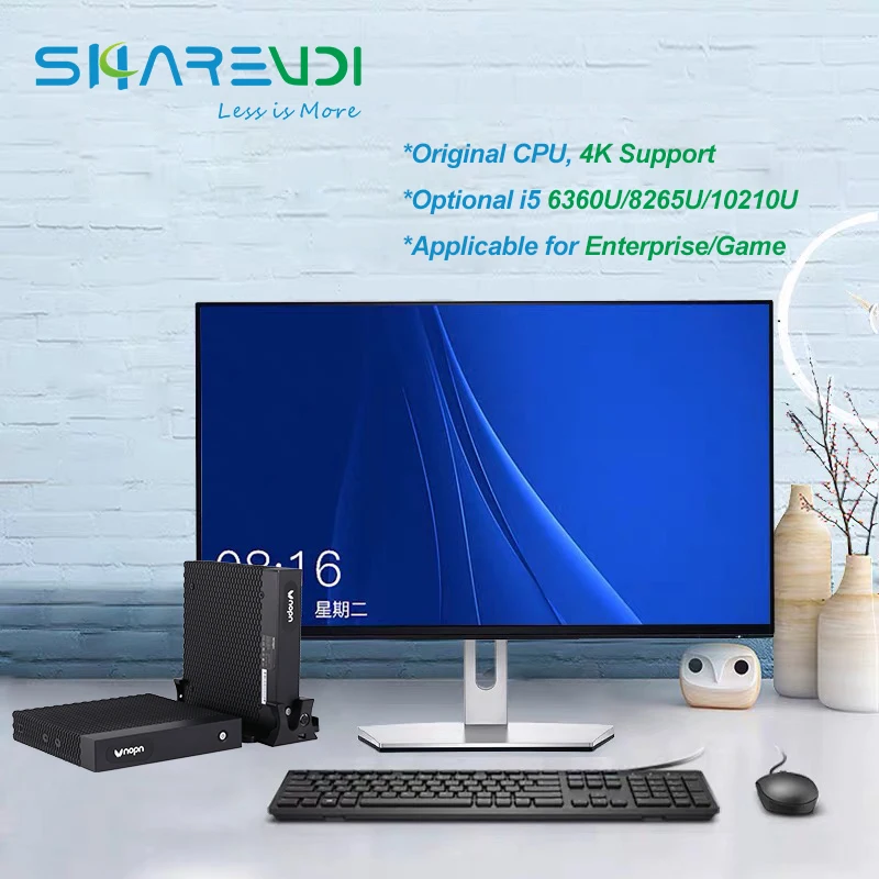 Мини ПК win-10 Pro 2 ГБ DDR3 32 Гб по умолчанию WiFi BT Настольный