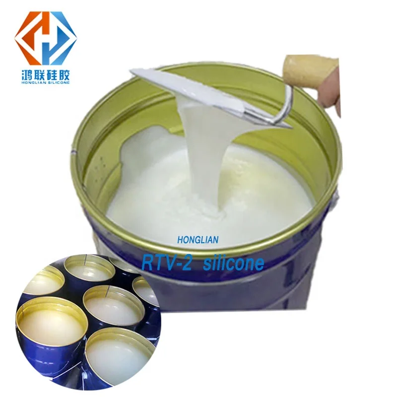 statues gypsum silicone molds casting lsr liquid silicone rubber Hong Lian factory price