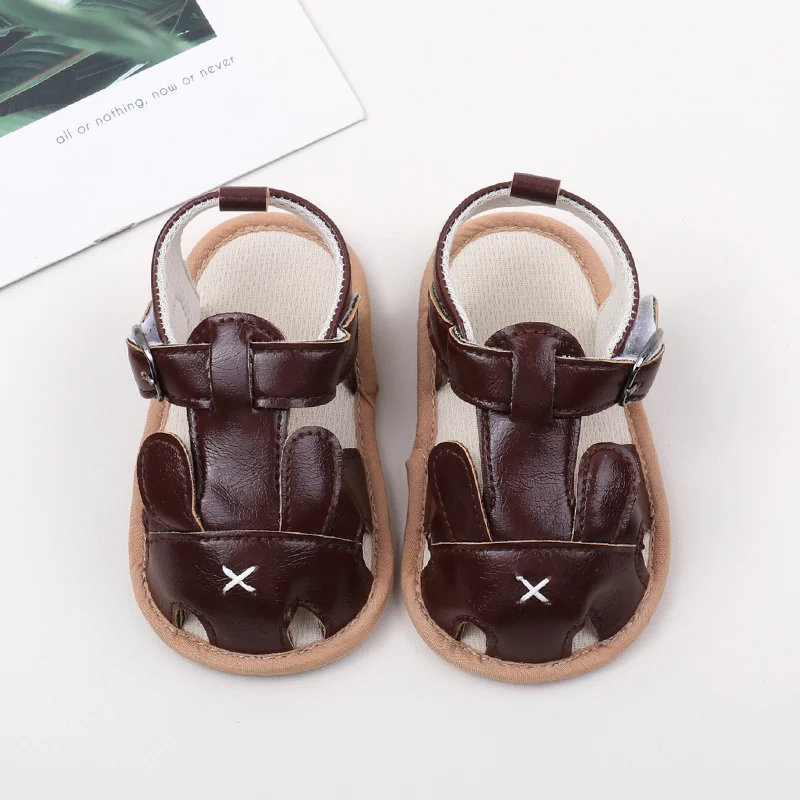 Hot selling baby boy and girl shoes soft TPR anti-slip beach walking toddler summer  sandal