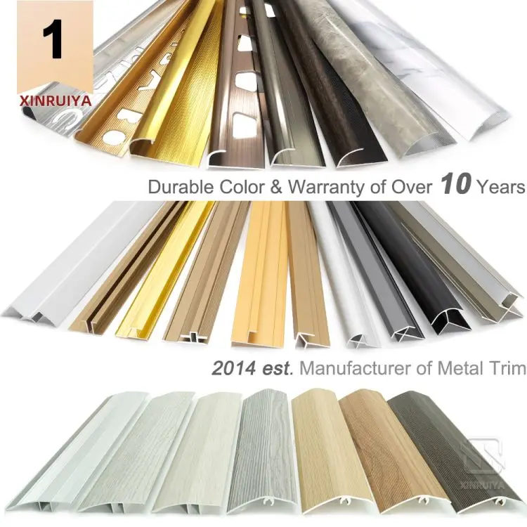 Bathroom Wall Tile To Timber Floor Tile Trim Step Metal Edging Edge Threshold Baseboard Floorboard Trim Strips Beading