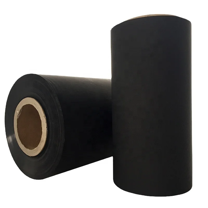 Black Graphene  PU Conductive  Carbon Film Roll  for Tens Electrodes and ECG/EKG  Resistance 50 ohms