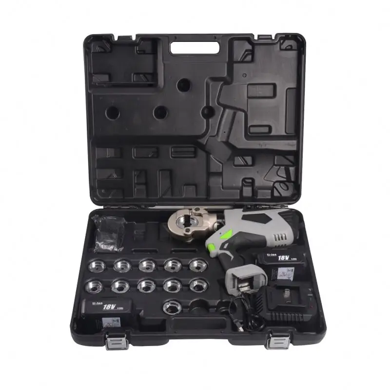 OEM Electric-Hydraulic Crimping Pliers Battery Powered Hydraulic Crimper with 13 Pairs Dies Hydraulic Crimping Tools