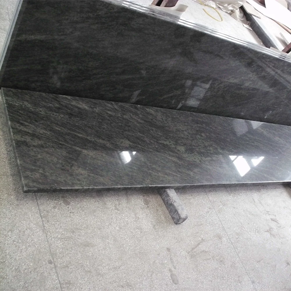 Prefabricated  Imperial Tropical green granite countertops