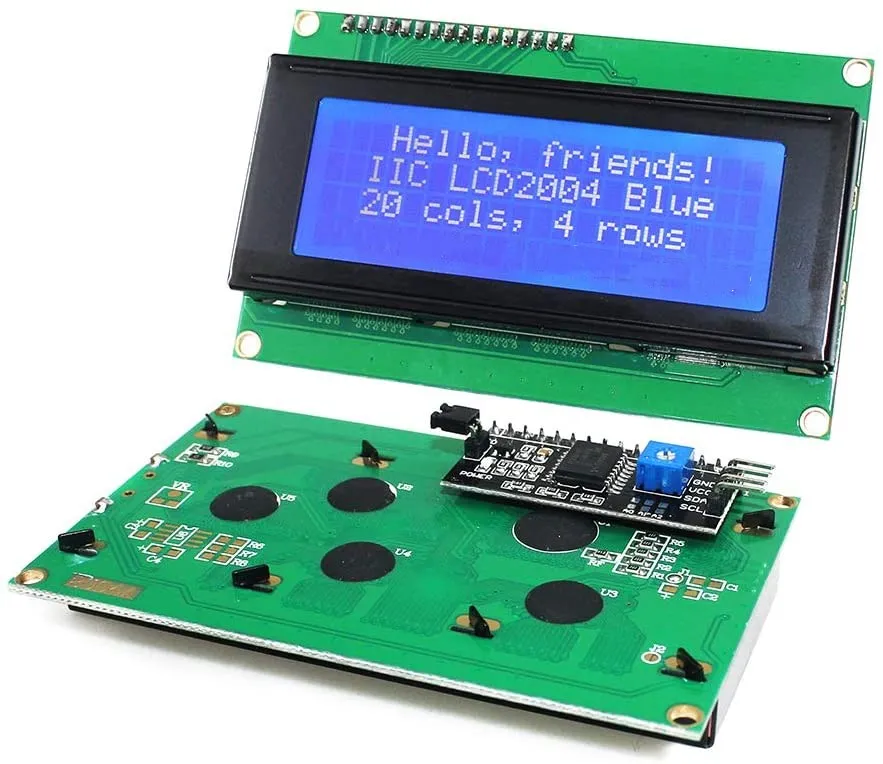20x4 with IIC/I2C/ Serial Interface Adapter 2004 LCD Display Module