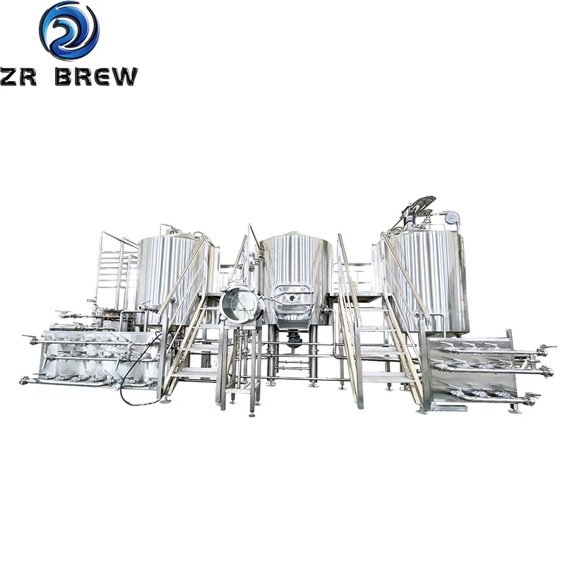 1000l three vessel craft beer wine ginger beer stainless steel commercial equipment