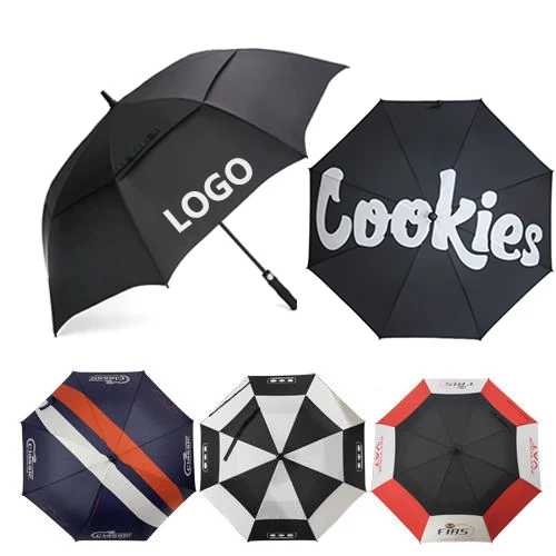 EVA handle 30 inch oversize promotional custom windproof branded singler layer golf umbrella with logo printing
