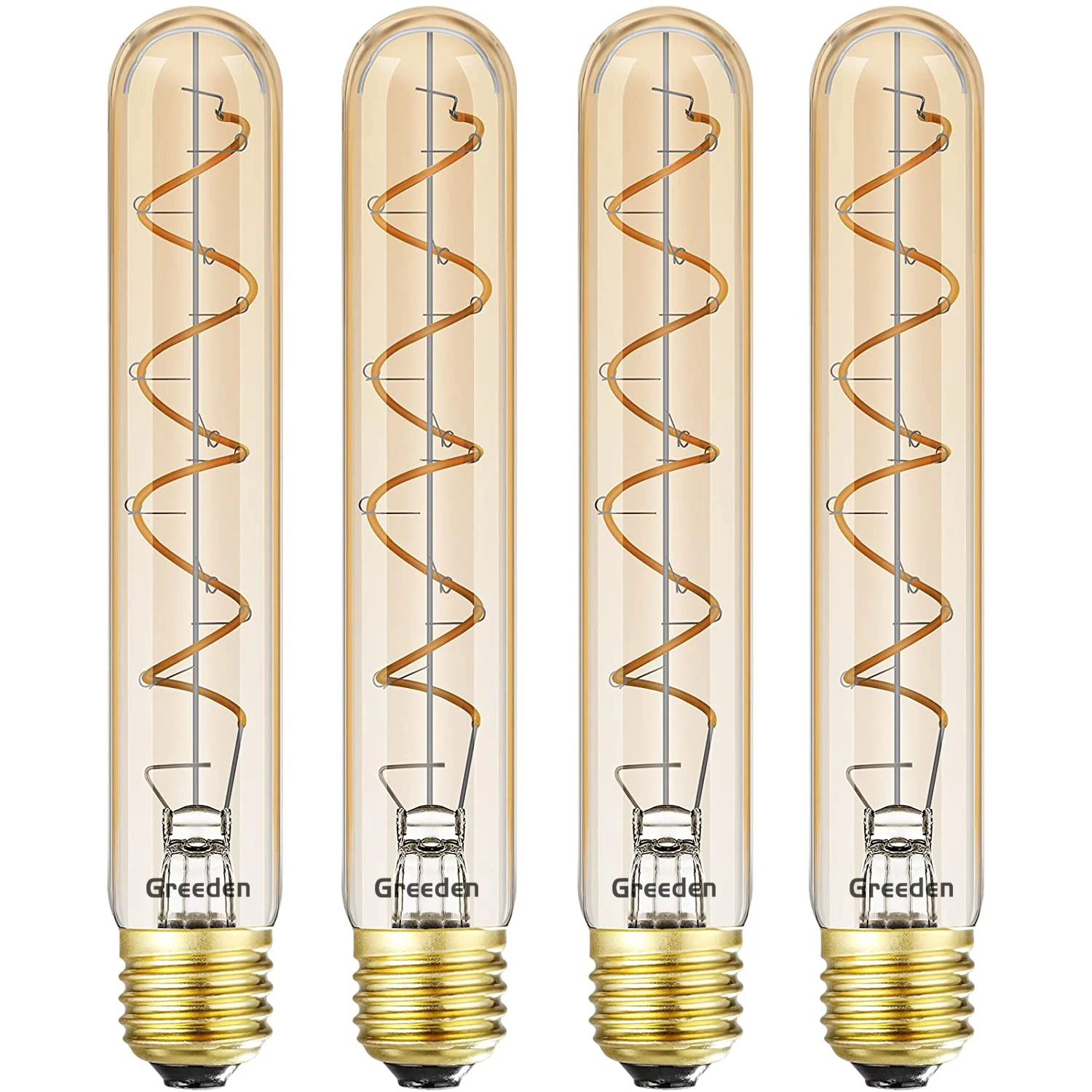 LED Filament Tube Bulb T30 Tubular Bulb Edison Antique Style Clear Glass T300 2w 4w 6w Tubular Led Filament Lamp