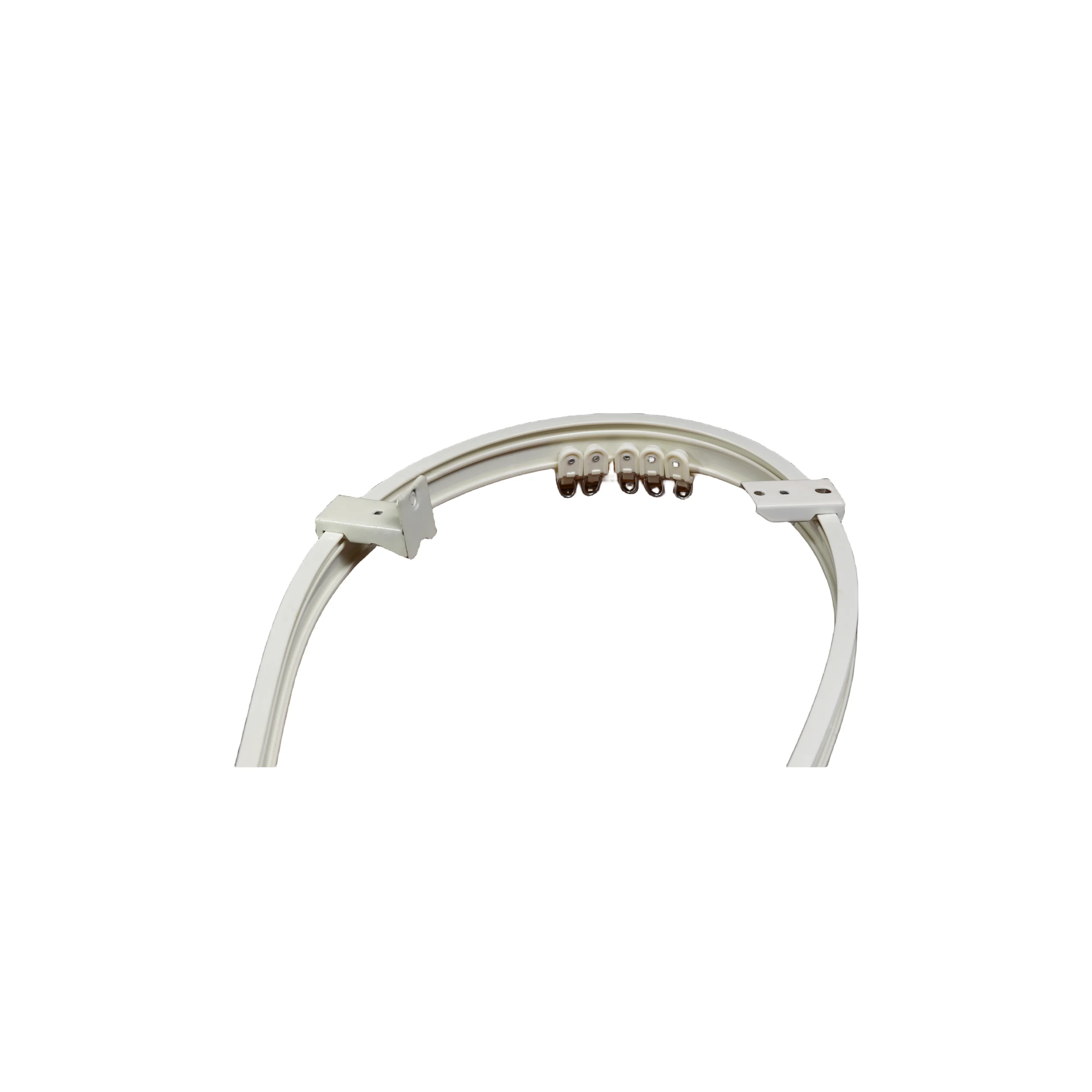 single window  corner bath accessories flexible bendable botai curtain track hooks
