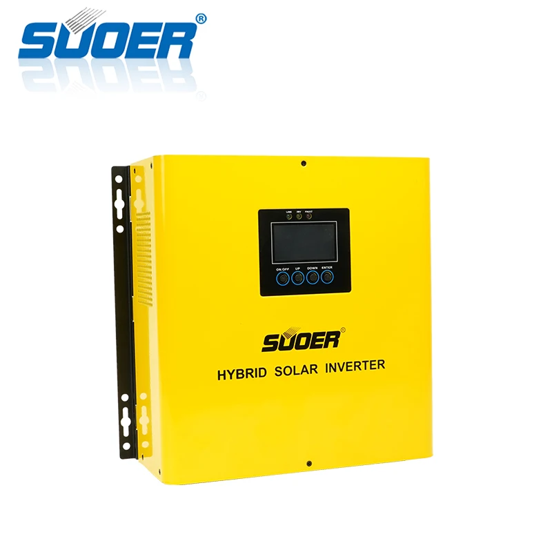 Suoer low frequency hybrid Invertor 1000VA 12V pure sine wave power Inverter with PWM charge controller