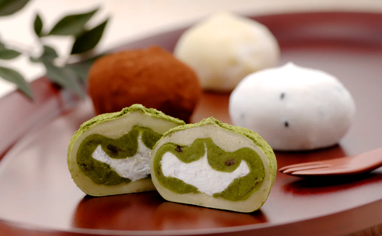 Богатый сладость крем липкая текстура замороженный mochi японский mochi