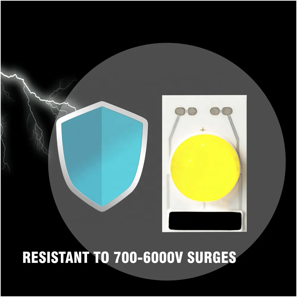 driverless ceramic substrate 220V 50w silica gel lens led cob chip