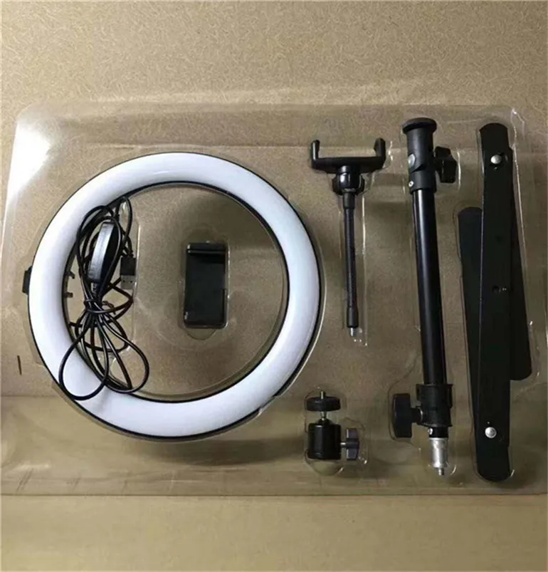 Mobile Phone Overhead Stand Tripod Desktop Micro Class Live Selfie LED Fill Light Tripods Photo Video Overhead Tripod
