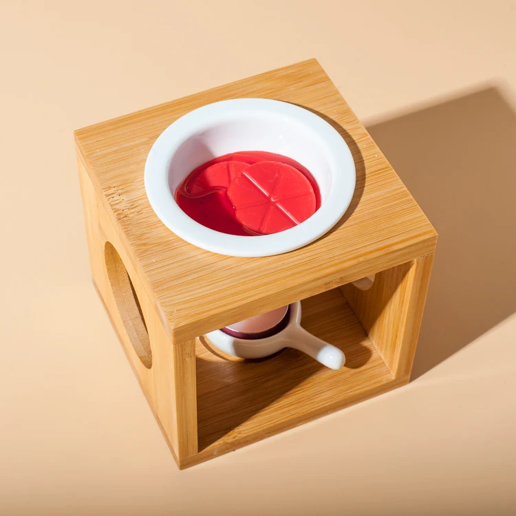 Wholesale Candle Warmer Tealight Holder Light Ceramic Candle Wax Warmer Fragrance Wax Warmer Oil Burner