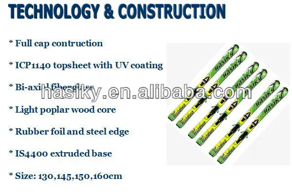 High quality cheap alipine customized skis& snowboards from China