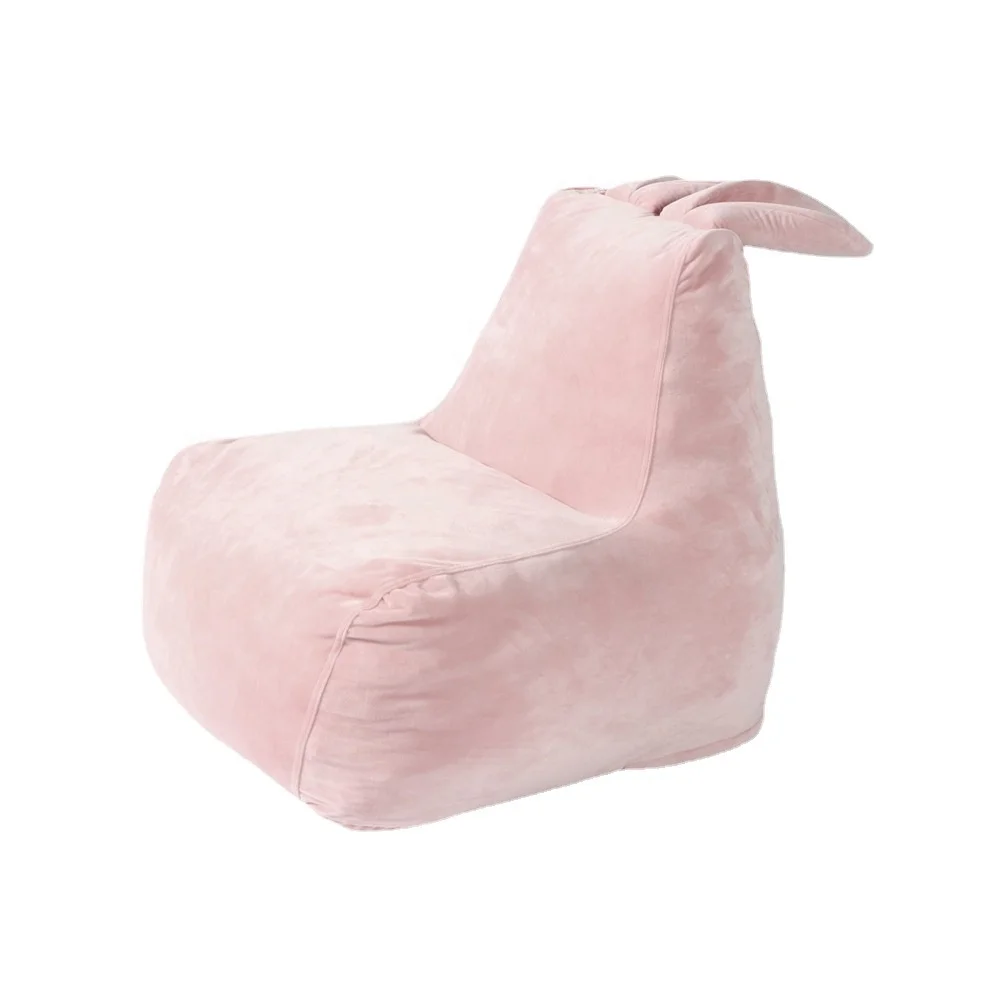 Rabbit sofa chair flannelette skin friendly bean bag home can be disassembled and washed high elastic seat