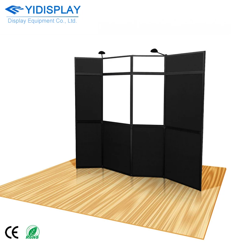 
Hot selling product custom folding panel display banner stand 