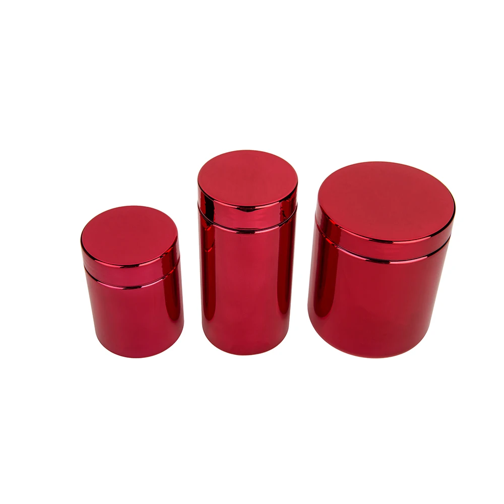 RTCO PP bottle jar for nutrition supplement chrome electroplating customized color container