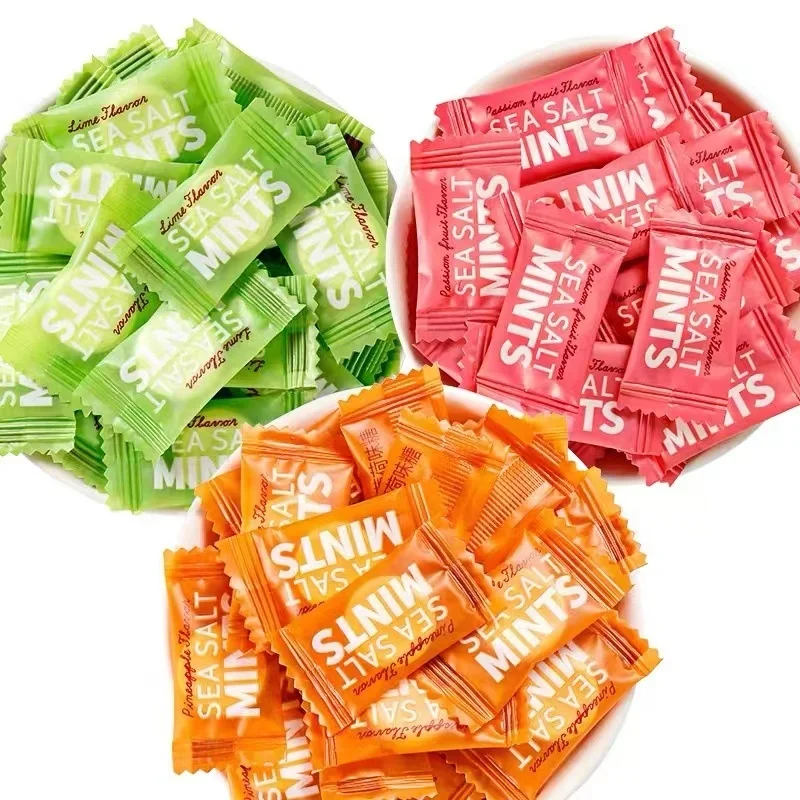 Sugar Free Doce Sea Salt Peppermint Cool Fresh Halal Snack Candy and Sweets Hard Mini Mint Candy