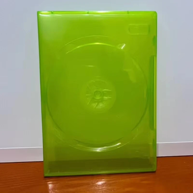 Standard 14MM Clear Green Premium Single /Double DVD Case/ Black/White/Clear/Pink Colors External Blank CD/DVD Cases & Box
