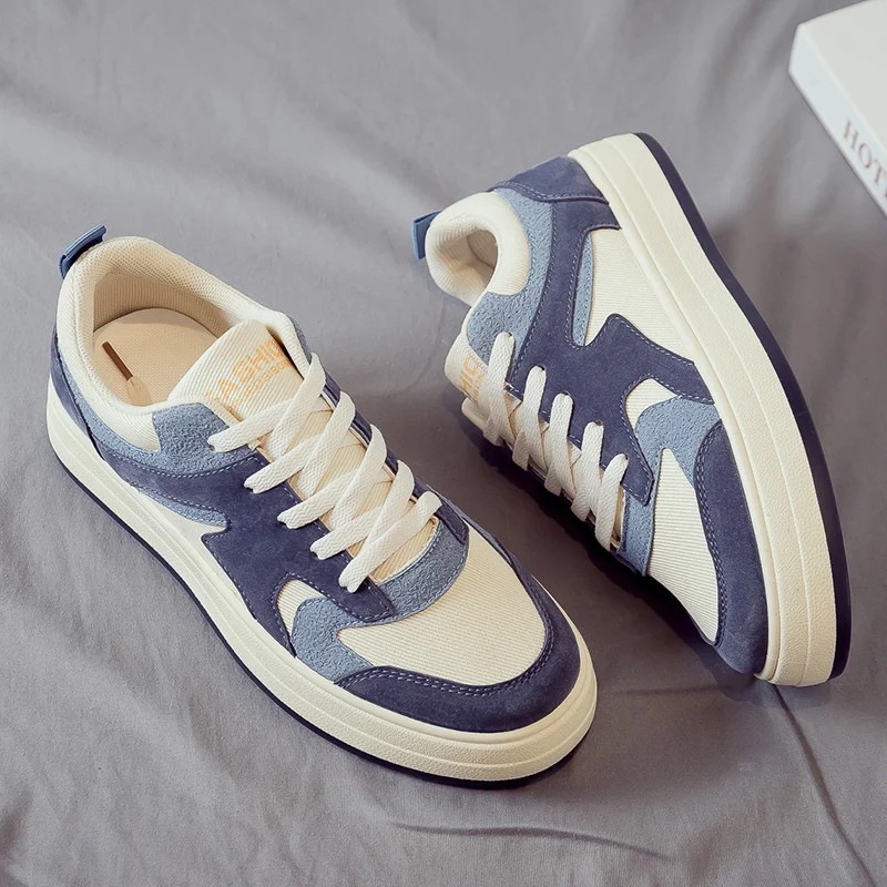 Men Canvas Shoes Platform Fashion Comfortable Casual Shoes For Men Skateboarding Shoes Light Men Sneakers