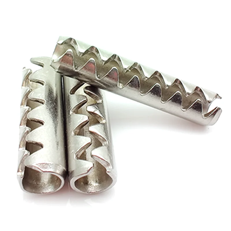 Китайский завод OEM профессиональный производитель 304 из нержавеющей стали зубчатая пружина с прорезями параллельный цилиндрический штифт