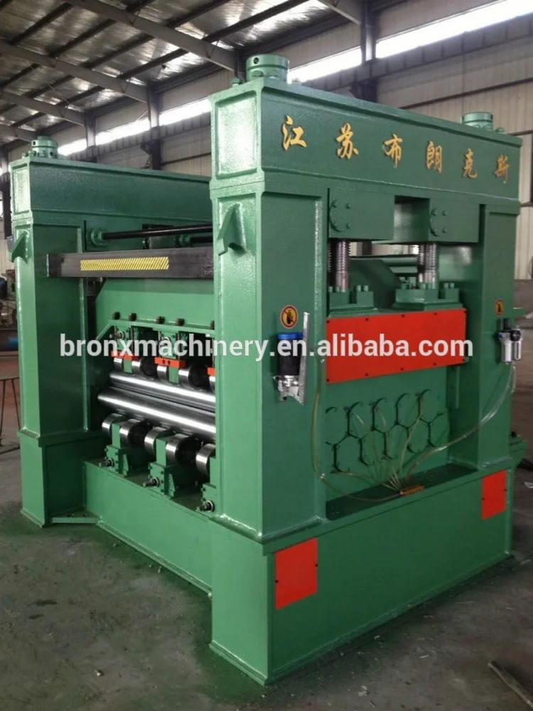 
New product fourfold steel plates straightening machine 