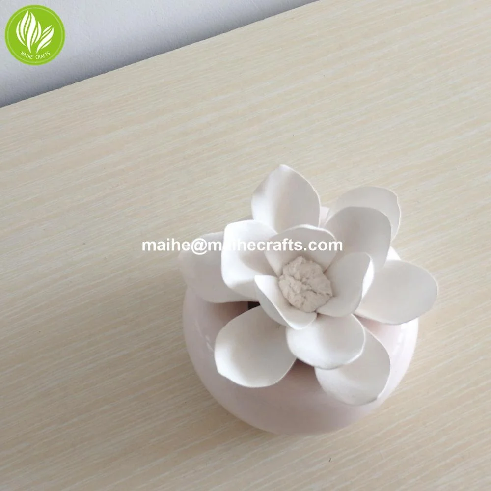 Passive Ceramic Scent Aroma Stone flower Bottle Reed Diffuser