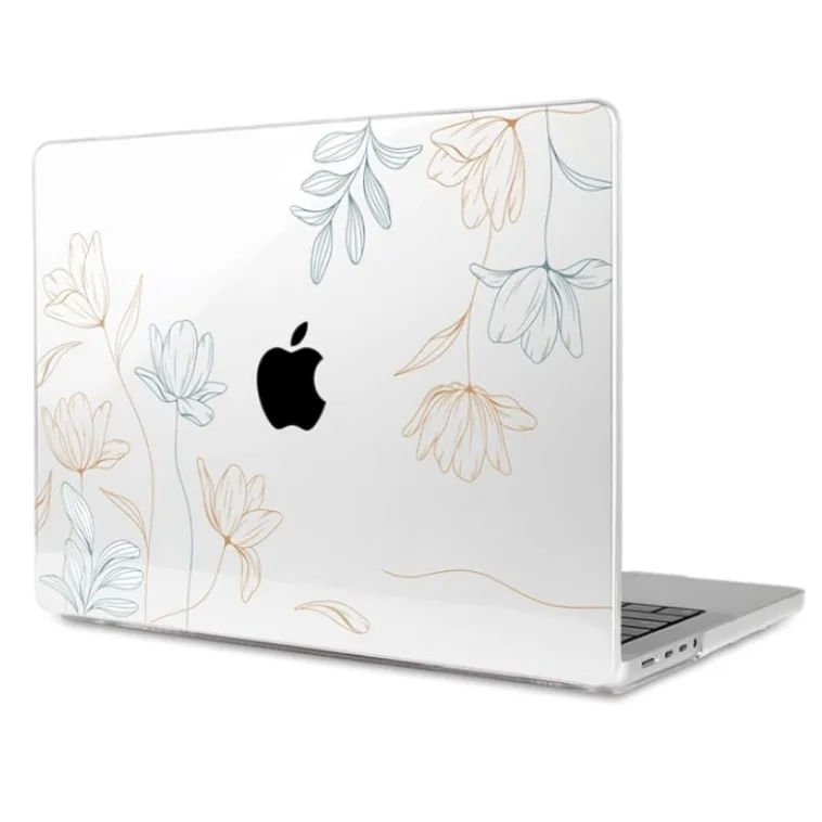 Жесткий чехол для ноутбука с гравировкой в цветочек MacBook Air 11 A1465 / air 13 3 дюймов A1466 pro 15 A1278