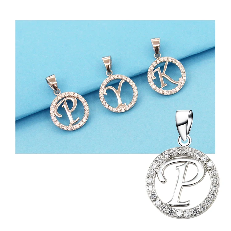 Personalized Women Custom Names 24k Gold Fashion 925 Sterling Silver Gemstone Necklace Chain