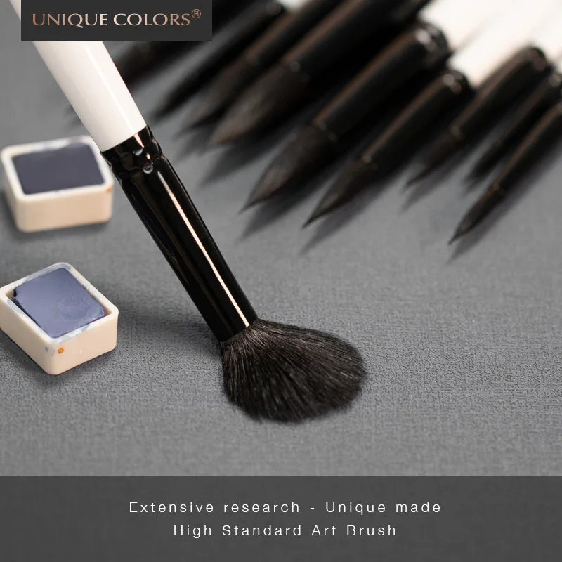 Professional Artist Pointed Hair Paint Brush Manufacture China Watercolor Paint Brushes Set For Acrylic Oil Watercolor Painting