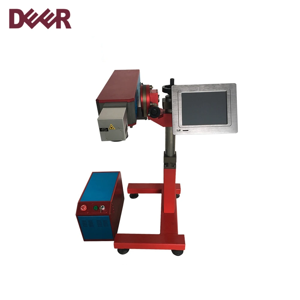 10 Вт 20 30 Вт CO2 лазерной маркировки/кодирования машина для дерева, стекло, керамика