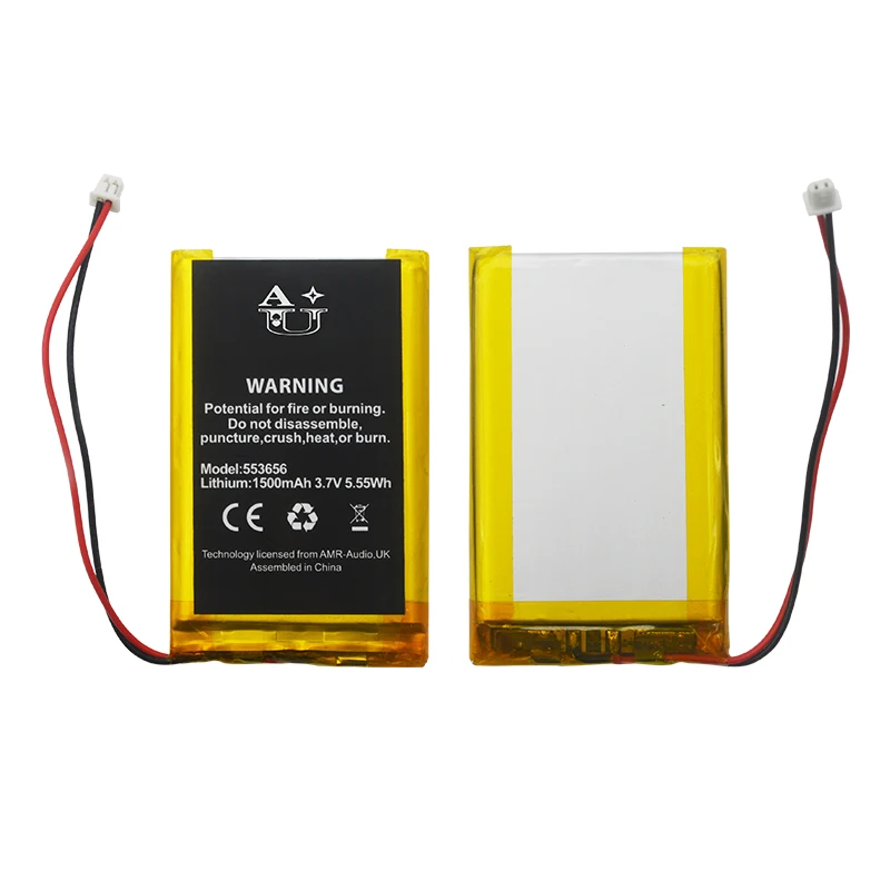 2022 Brand New Rechargeable 3.7V 1500mAh Lithium Polymer Battery 553656 Lipo Battery for Consumer Electronics