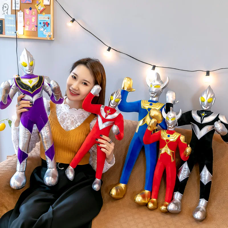 Плюшевая игрушка Ultraman плюшевая кукла Altman суперчеловеческие плюшевые игрушки оптовая продажа мультяшных кукол супергероев для детей