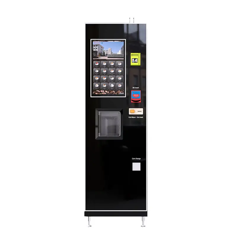 Commercial Operated Automatic Coffee Vending Machine Cold And Hot