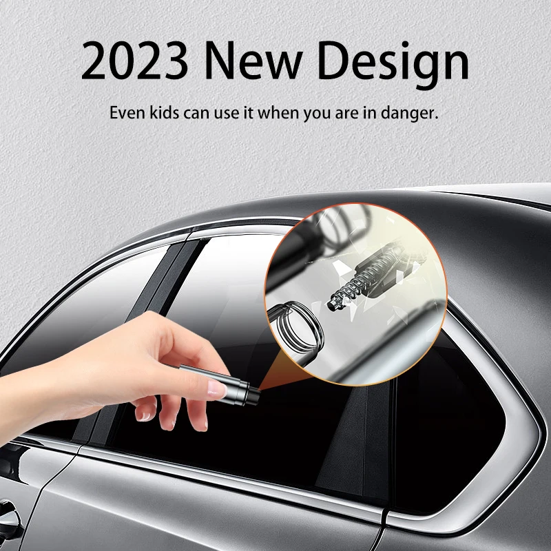 Car emergency escape tool 2 in 1 Window Glass Breaker and Seat Belt Cutter Car Safety Hammer martillo de seguridad