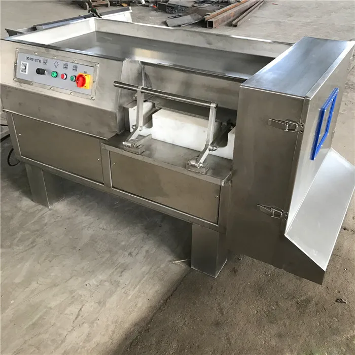 Meat dicer machine meat cube cutting machine diced frozen meat cutting machine/high efficiency automatic frozen beef cube cutter