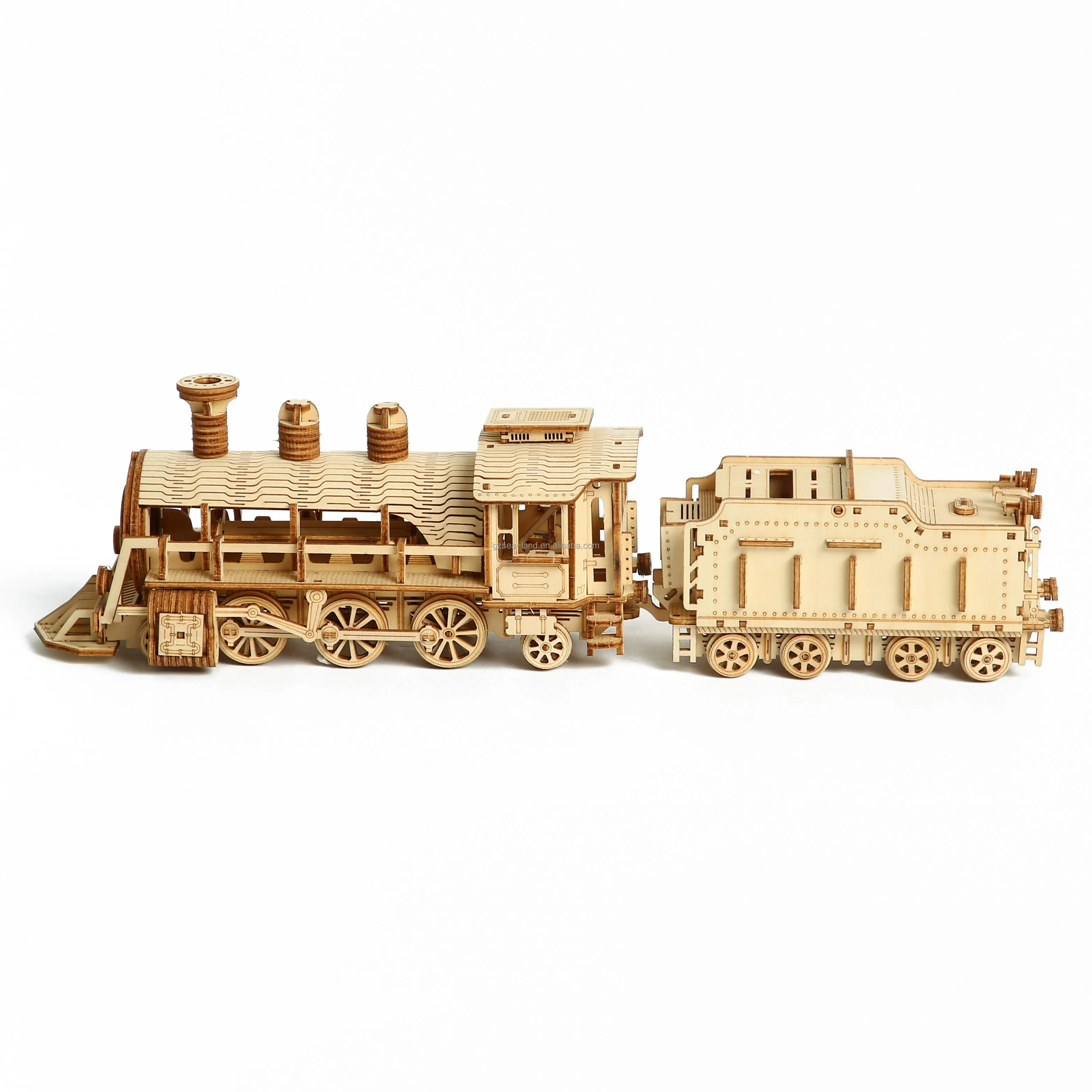 Sealand Toy Factory Train Engine Adult 3d Mechanical Wooden Puzzle