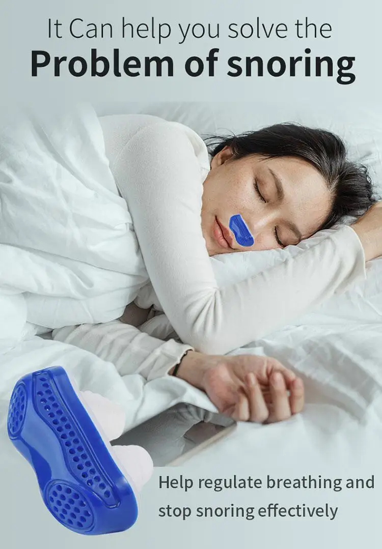 2021 popular Hot sale ABS Silicon Food Grade stop snoring products nasal dilator anti snoring
