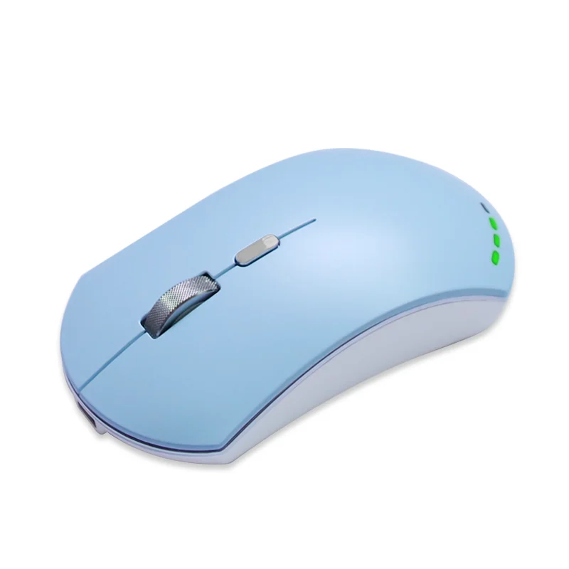 Mini High Quality Curved Ergonomic Rechargeable USB 2.4G Wireless Mouse