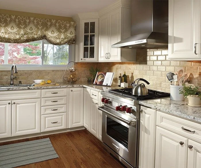 Wood White Aluminum Kitchen Cupboard & Kitchen Cabinet