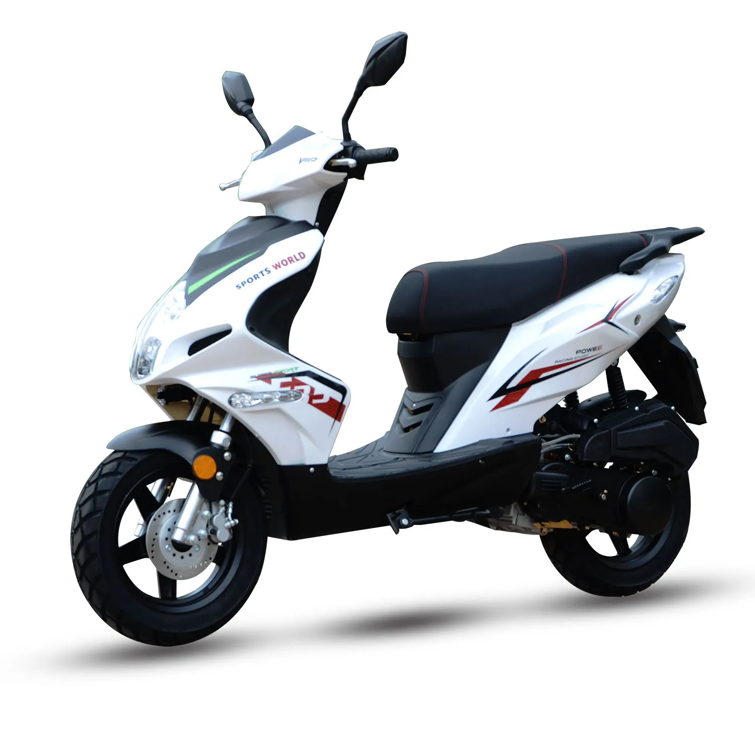 
F35 Goped 150cc Gas Power Mobility Scooter Max Black Body Steel Motor Cylinder Tank Engine Mix Wheels Air Piston Starter Color 