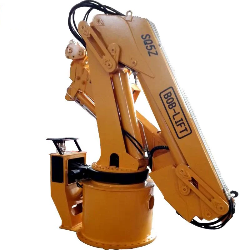 5-тонное гидравлическое заграждения небольшой Deck подморской крана