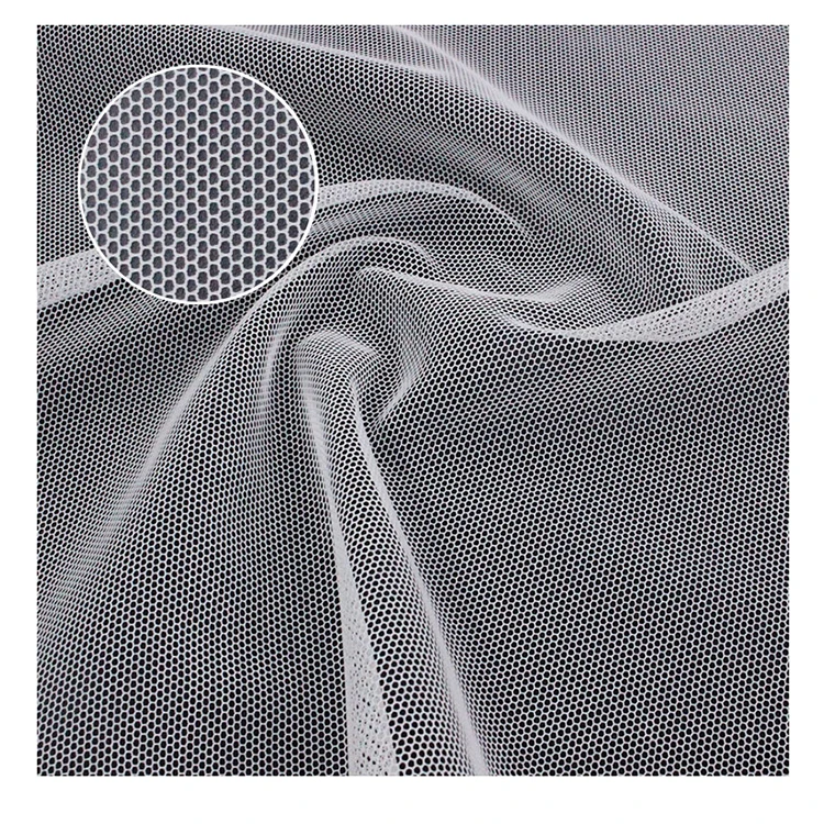 Manufacturer Custom Color  100% Polyester Tulle Fabric Roll for Skirt Lining