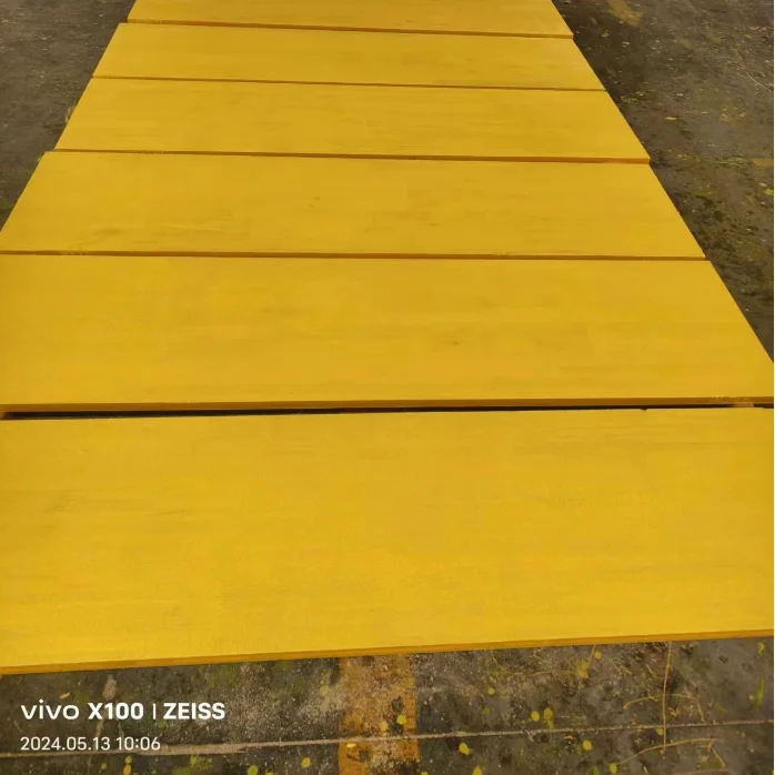 27MM 2000X500MM PINE GLUE WBP 3 ply yellow shuttering plywood panel for concrete formwork