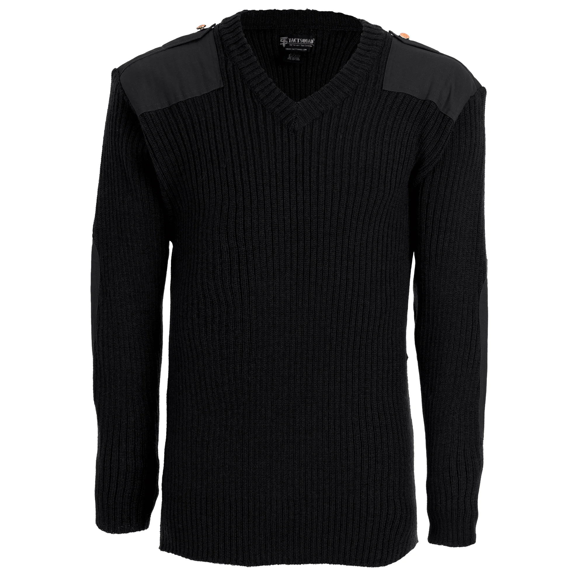 2023 Custom make Rib knitting pullover fireman P0LICE uniform sweater