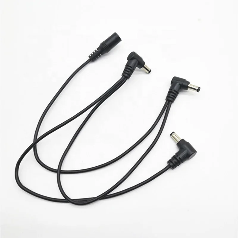 9V 12V 1A Power 1 to 4 way DC cable DC 5.5 x 2.5mm Guitar cable Daisy chain cable power adapter