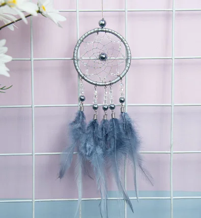 Hot Sale Small Pink Dream Catcher Wind Chimes Car Pendant Home Decor Wall Hanging Dream Catcher