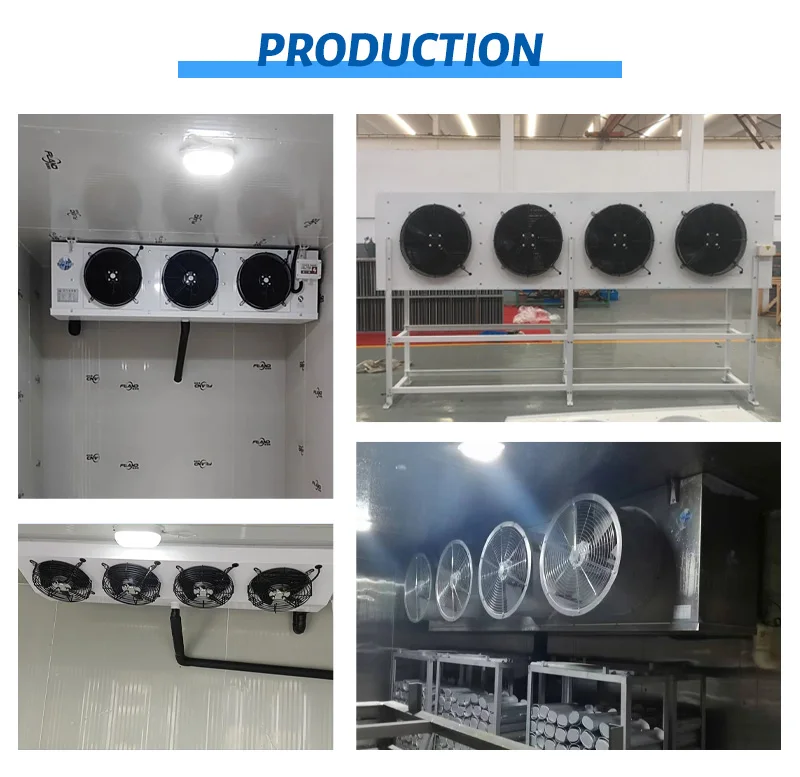 Блок охлаждения воздуха испарителя холодильной камеры низкой температуры DJ