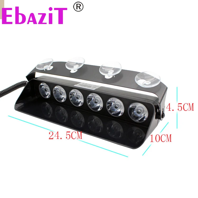 S6 led emergency warning lights HIGH POWER LED Multi-Function Strobe Light with flashing dash light
