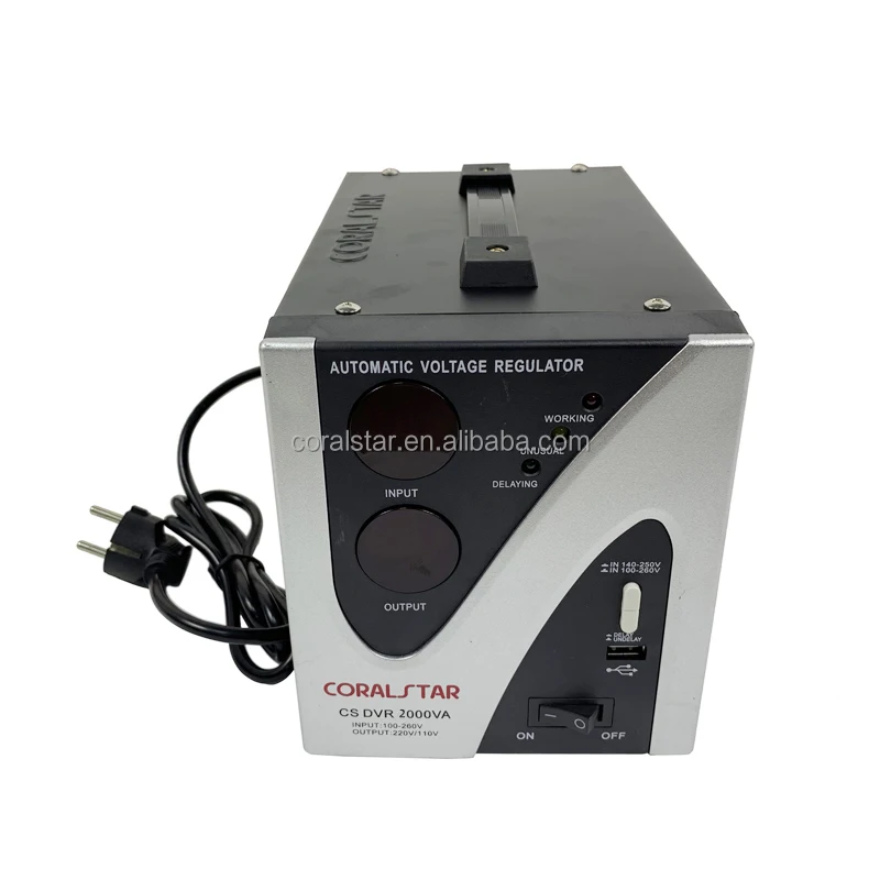 Single Phase Aluminum Transformer Power Electric Voltage Stabilizer
